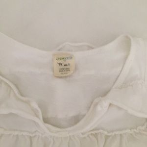 J. Crew Dresses - Crewcuts White Cotton Ruffle Dress J. Crew Dresses - Crewcuts White Cotton Ruffle Dress